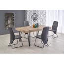 Стол обеденный HALMAR YOHANN дуб сан ремо/черный 170/90